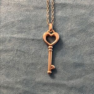 Silver Key Necklace